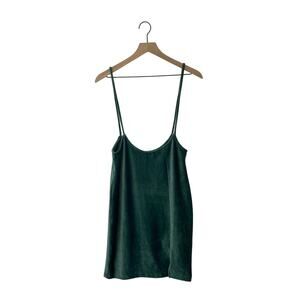 Haley and june botique green velvet dress large
